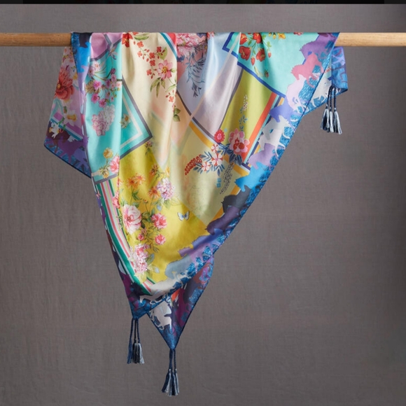 NWT Johnny WAS Stallion Silk Scarf - Picture 5 of 5